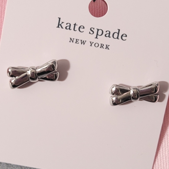 Kate Spade Double Bow Earrings - Picture 11 of 11